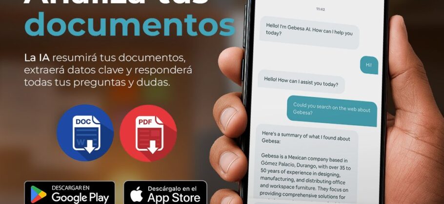 Gebesa lanza el primer escritorio con inteligencia del mundo