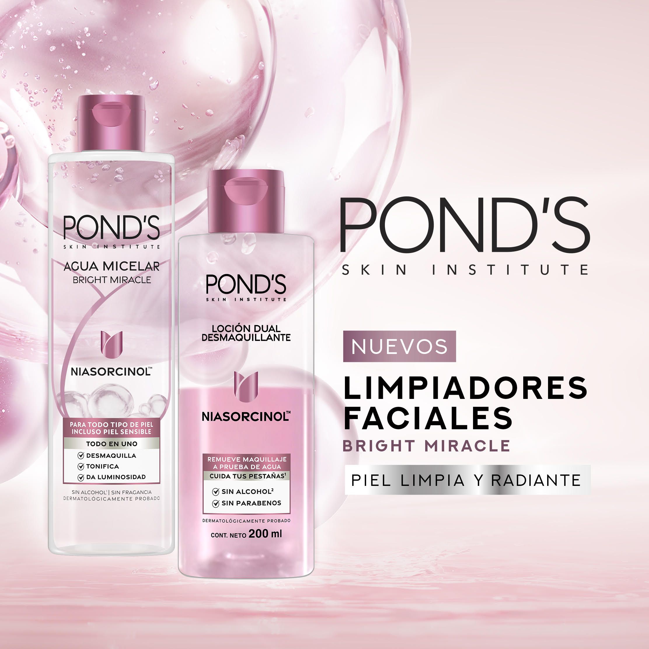 POND?S transforma el ritual de desmaquillarse con sus nuevos desmaquillantes Bright Miracle