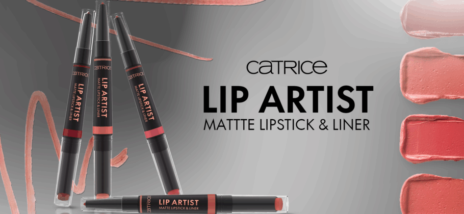 CATRICE presenta Lip Artist Matte Lipstick & Liner, que logra un look impecable acabado mate y preciso