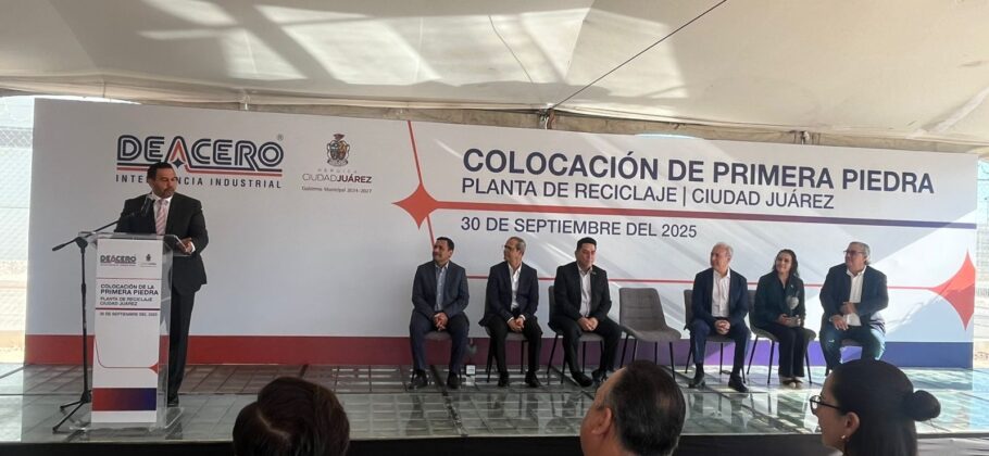 Inaugura DEACERO nueva planta de reciclaje en Chihuahua